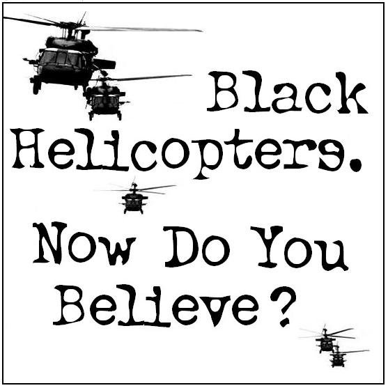 black helicopters presence